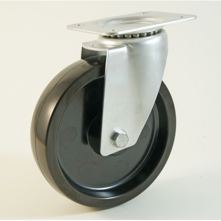 Roulette à platine haute température, roue résine phénolique CU 100 à 300 Kg