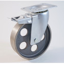 Roulette à platine haute température, roue en fonte CU 100 à 300 Kg