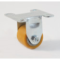 Petite roulette à platine renforcé Ø 35 mm, bandage polyuréthane charges 100 Kg (série Z/11)