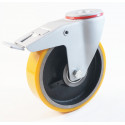 Roulette à trou central, roue à bandage polyuréthane, charges 150 à 350 Kg (série Z/222)